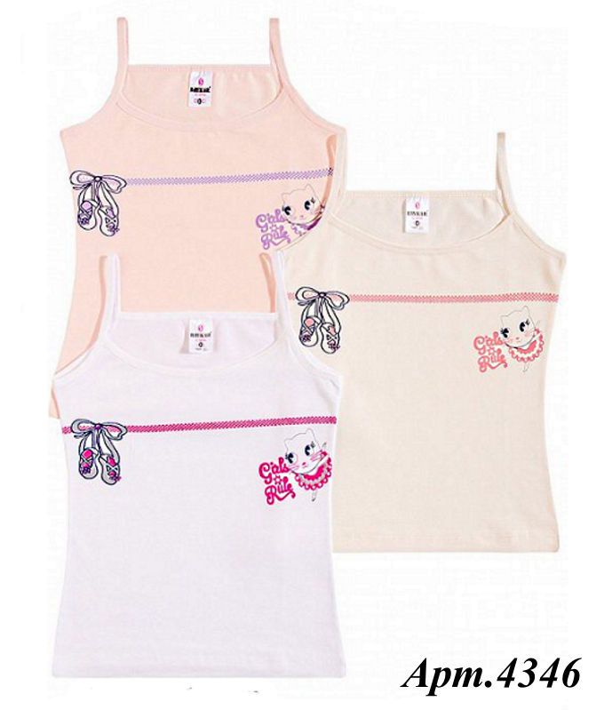 Майка 4346 девочка цвет в ассортименте (101566) купить 4346