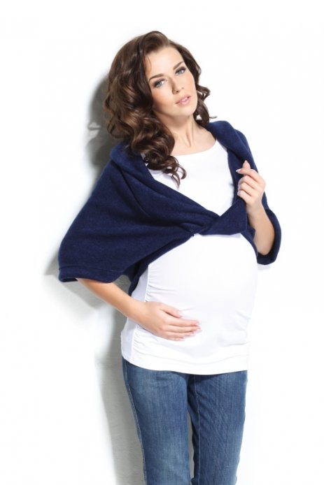 Светр для вагітних т.синій