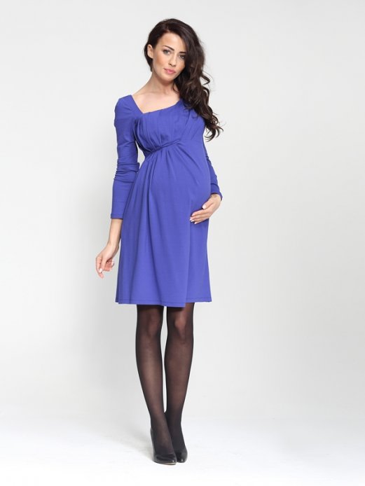 Платье для беременных Viola кобальт