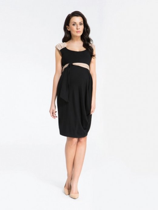 Платье Calandra для беременных черный