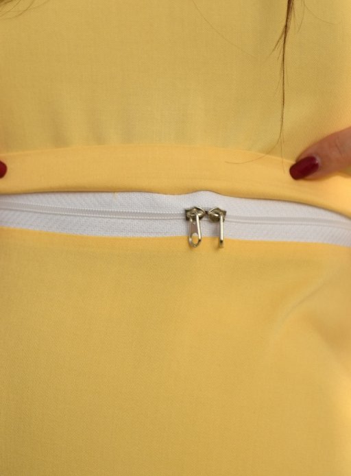 Блуза для беременных и кормящих желтый