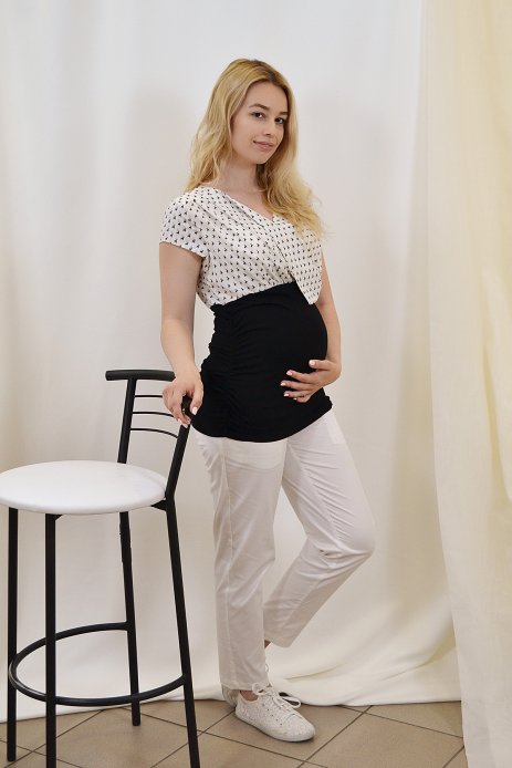 Блуза Lino печать для беременных