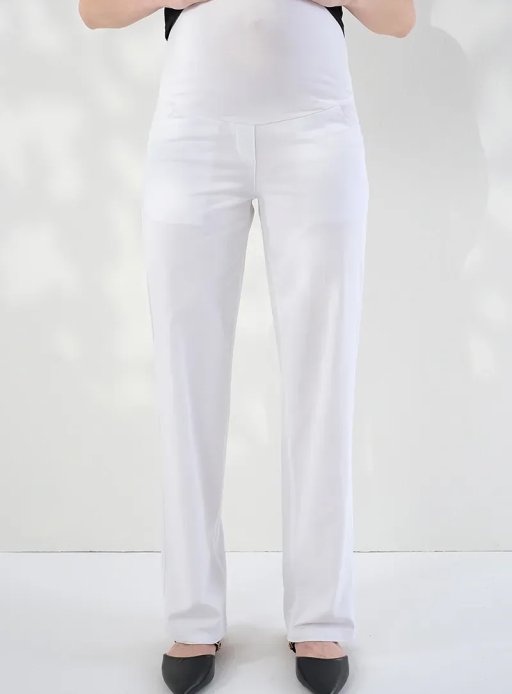 Брюки Isla для беременных белый