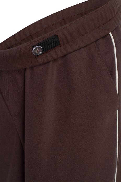 Брюки с лампасами для беременных шоколад Брюки с лампасами для беременных шоколад