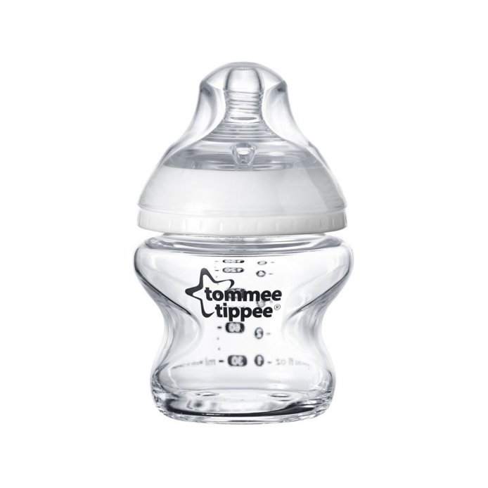 Бутылочка для кормления стеклянная Tommee Tippee 150 мл
