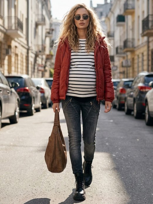 Джинси для вагітності Glos чорний