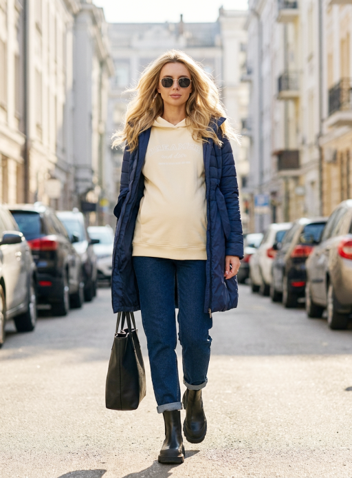 Джинси Leyton для вагітних т. синій