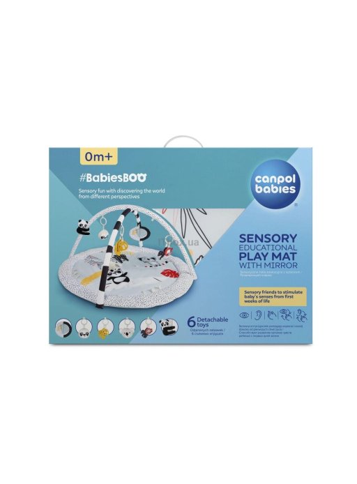 Килимок розвиваючий з дзеркальцем BabiesBoo Canpol