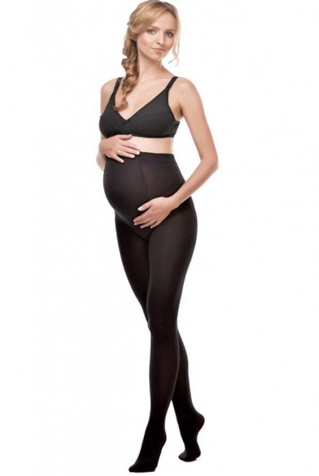 Колготи для вагітних з модалом 250 ден чорний