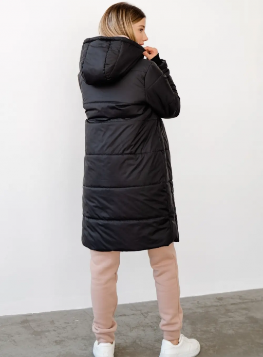 Куртка для беременности зимняя 2в1  черный