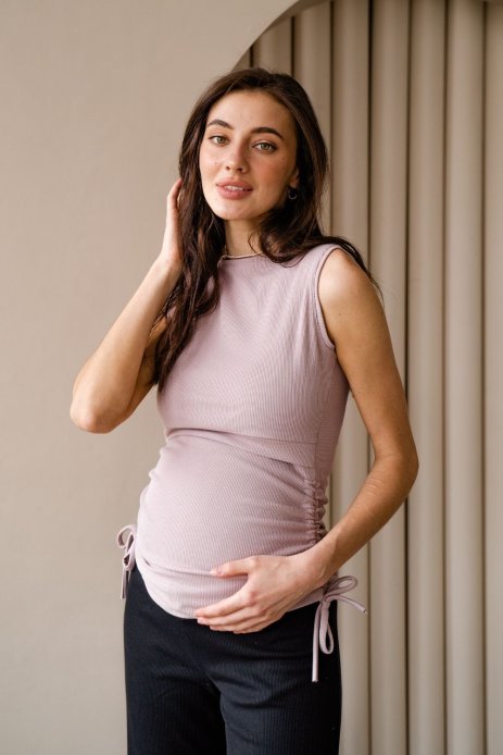 Майка для беременных и кормящих розовый