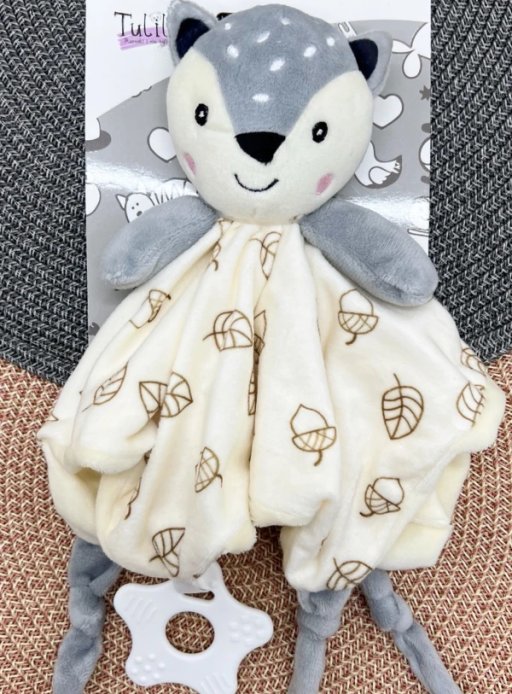 Іграшка-обіймашка з гризунком Лисичка Tulilo