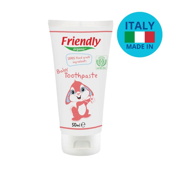 Органическая детская зубная паста Friendly Organic 50 мл