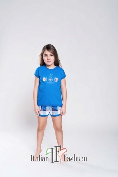 Пижама детская G-NOEMI для девочки сапфир
