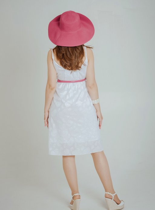 Платье Джулия для беременных и кормящих шелковые пэйсли на белом