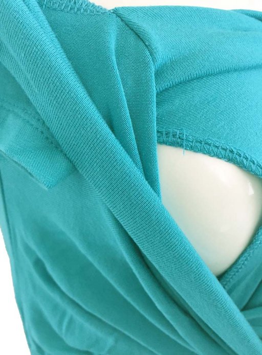 Платье Donatella для беременных и кормящих лазурный