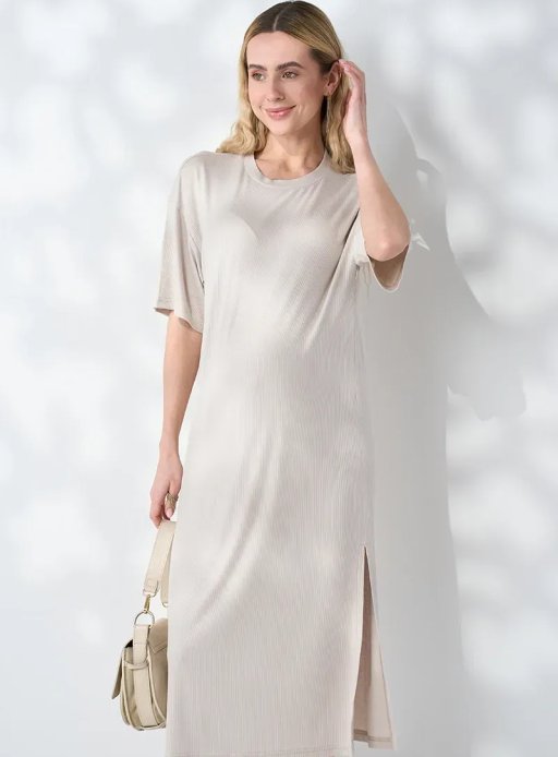 Сукня-футболка Lana для вагітних і годуючих бежевий