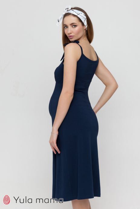 Сарафан Dolores для беременных и кормящих темно-синий