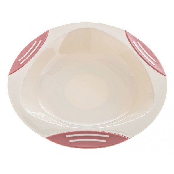 Тарелка на присоске 240мл бордо Akuku