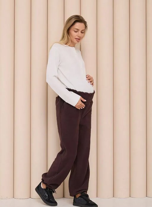 Утепленные штаны Sheridan для беременных шоколад