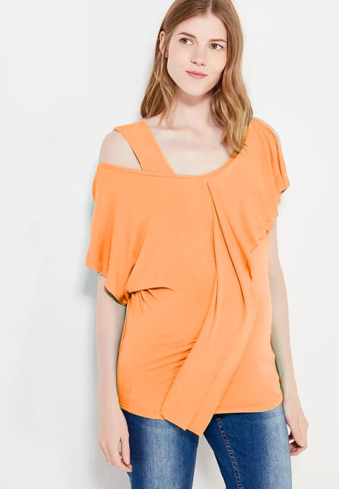 Блуза Andrea для вагітних помаранчевий