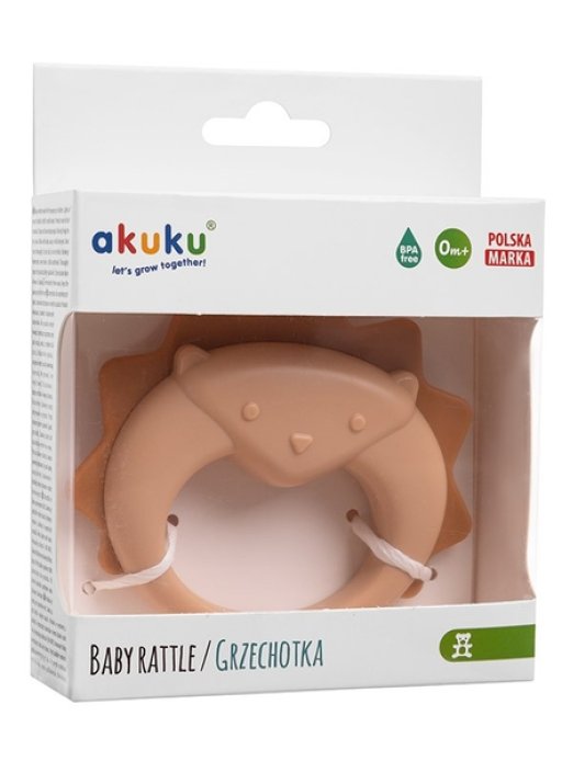 Брязкальце-прорізувач Їжак Akuku