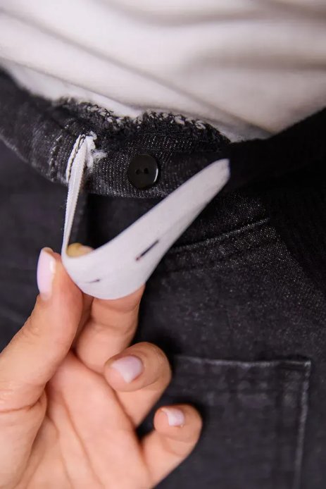 Джинсы МОМ Monton для беременных черный Джинсы МОМ Monton для беременных черный