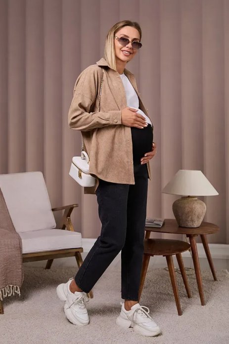 Джинсы МОМ Monton для беременных черный Джинсы МОМ Monton для беременных черный