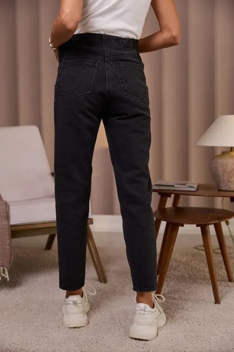 Джинсы МОМ Monton для беременных черный Джинсы МОМ Monton для беременных черный