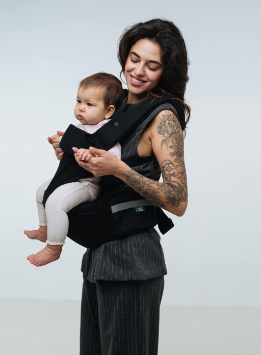 Дитяча переноска Хіпсіт 6 в 1 - чорний