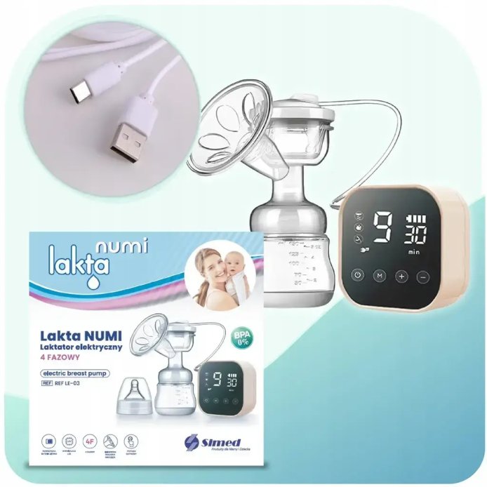 Электричесий молокоотсос Lakta Numi Simed