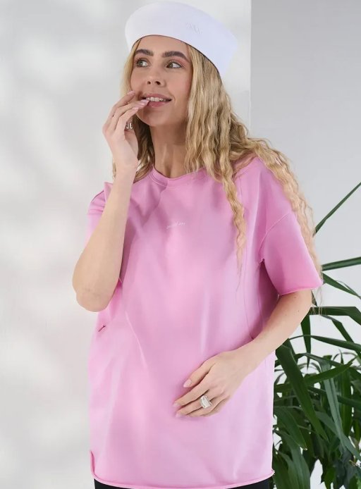 Футболка VIVA для вагітних і годуючих рожевий