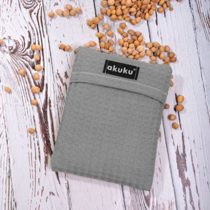 Грелка на основе вишневых косточок серая