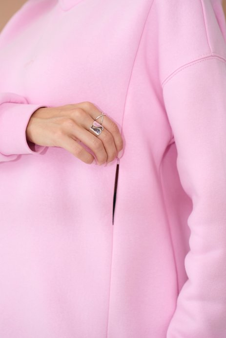 Худі Angel для вагітних і годуючих рожевий Худі Angel для вагітних і годуючих рожевий