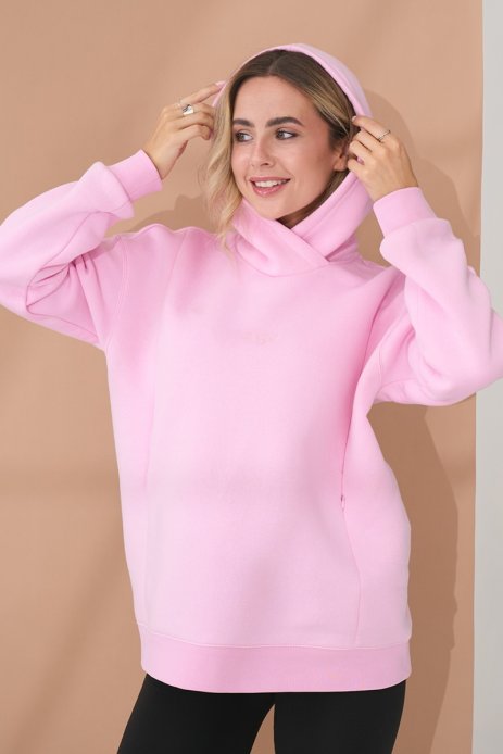 Худі Angel для вагітних і годуючих рожевий Худі Angel для вагітних і годуючих рожевий