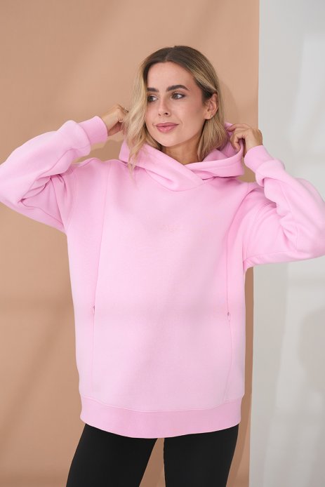 Худі Angel для вагітних і годуючих рожевий Худі Angel для вагітних і годуючих рожевий