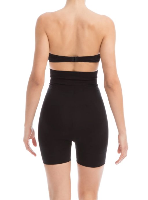 Коригуючі міні шорти з високою талією Farmacell Bodyshaper чорний