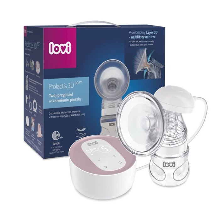 LOVI Молокоотсос электрический 2-фазный Prolactis 3D Soft
