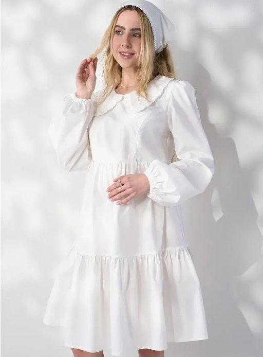 Платье Lauri для беременных и кормящих молочный