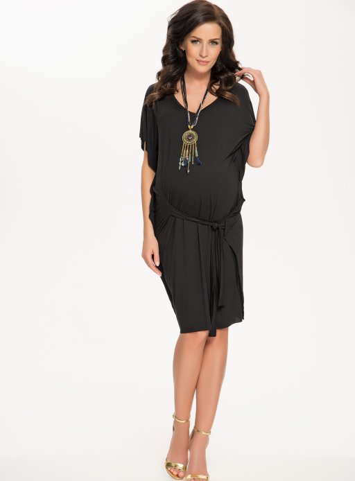 Платье-туника Mogadi черный для беременных