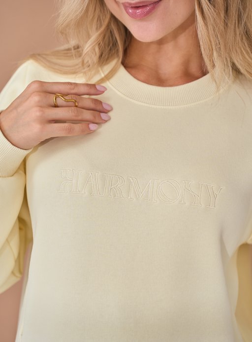 Теплая туника Harmony для беременных и кормящих с начесом шампань